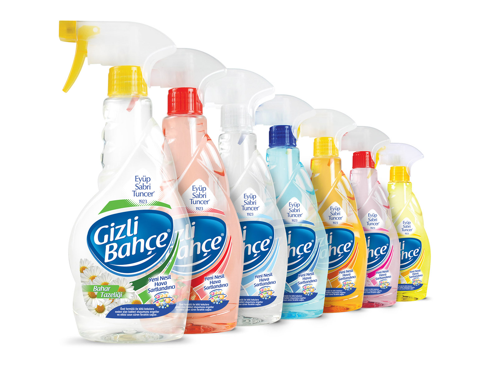 The Gizli Bahçe spray range
