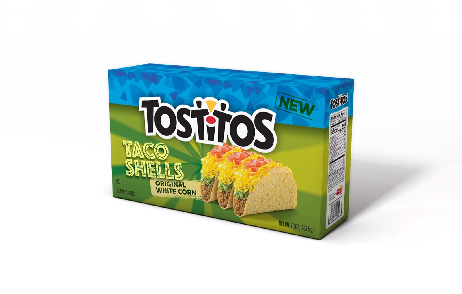 A Tostitos Taco Shells box