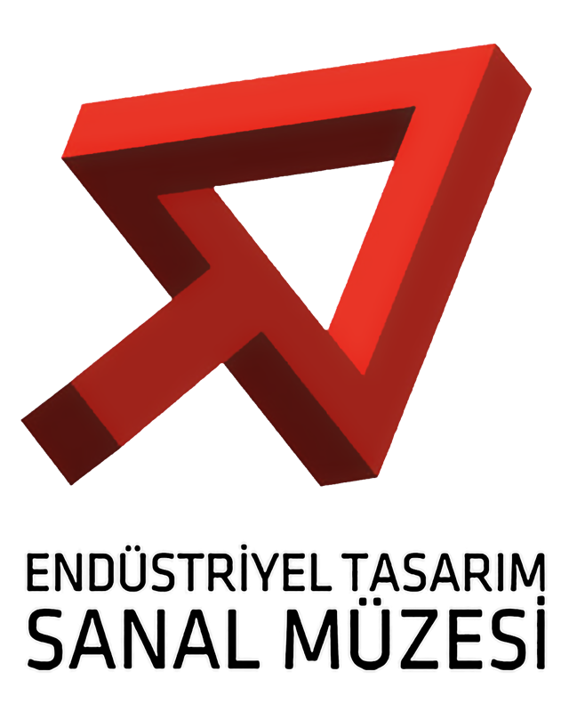 The ETSM logo: Endüstriyel Tasarım Sanal Müzesi, a virtual museum of industrial design